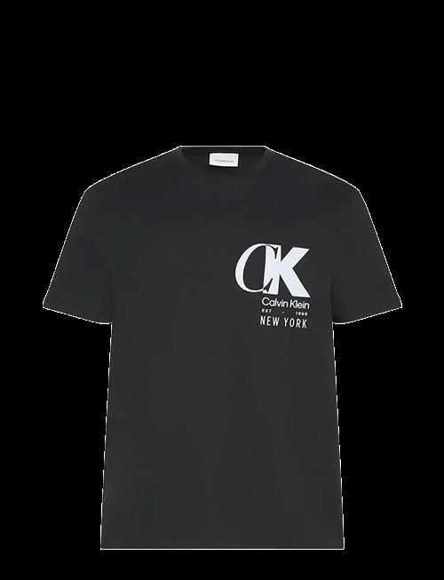 Calvin Klein | Ss 20S Eu Ck Overlap Graphic Tee | M