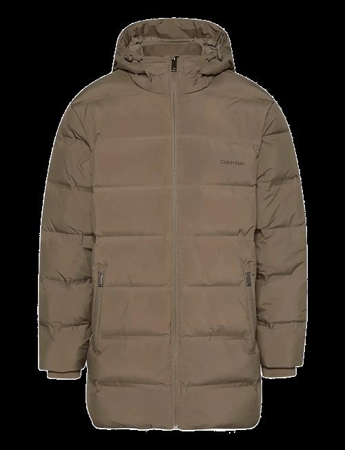 Calvin Klein | Ls Bonded Chnnld Long Hooded Puf | XS