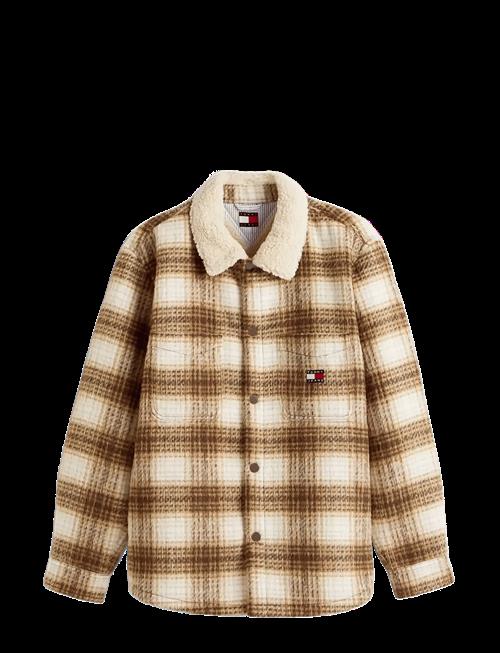 Tommy Jeans | Tjm Check Teddy Overshirt Ext | L