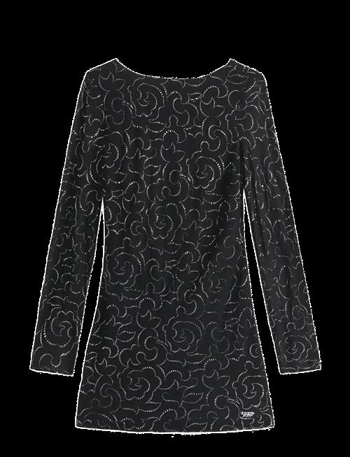 Tommy Jeans | Tjw Metallic Aop Mini Ls Dress | L