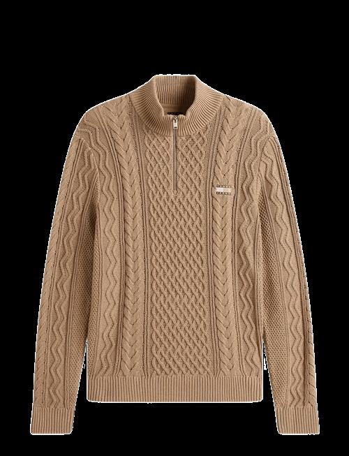 Tommy Jeans | Tjm Slim Badge Cable Qrtr Zip | L