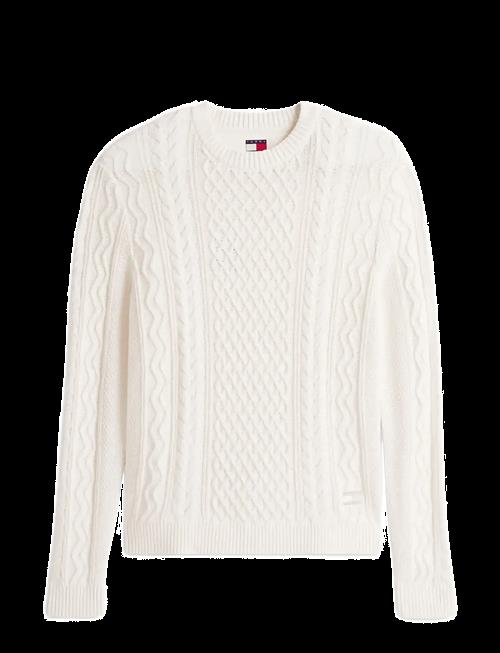 Tommy Jeans | Tjm Slm Badge Cable Knit Sweater | L