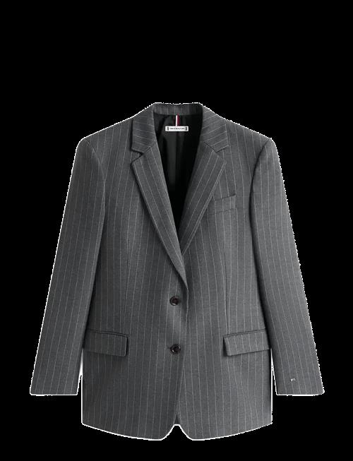 Tommy Hilfiger | Pinstripe Relaxed Blazer | 36