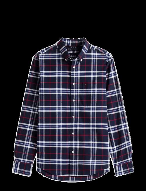 Tommy Hilfiger | Brushed Oxford Check Rf Shirt | XXL