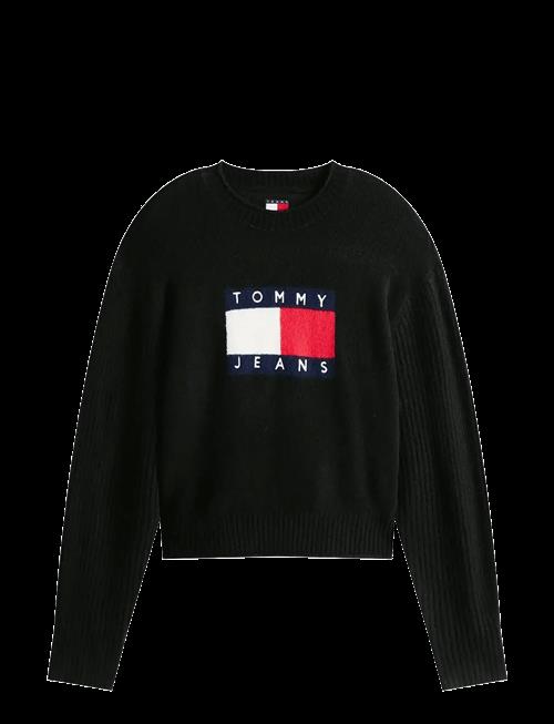 Tommy Jeans | Tjw Melange Flag Sweater Rib Ext | L
