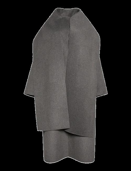 Calvin Klein | Dbl Face Wool Scarf Coat - Melan | L