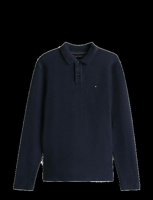 Tommy Hilfiger | Ls Herringbone Reg Polo | XXXL
