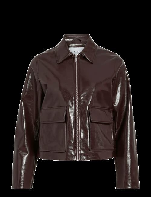 Vila | Vijenora L/S Zip Short Jacket | 42