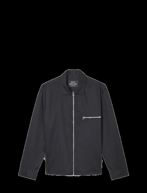 Mads Nørgaard | Narrow Twill Dexter Zip Shirt | M
