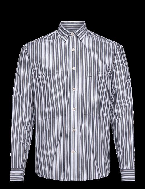 Lindbergh | Fine Striped L/S Shirt | M
