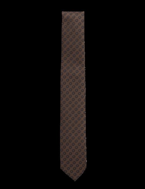 Lindbergh Black | Tie With Pattern 7 Cm | ONE SIZE