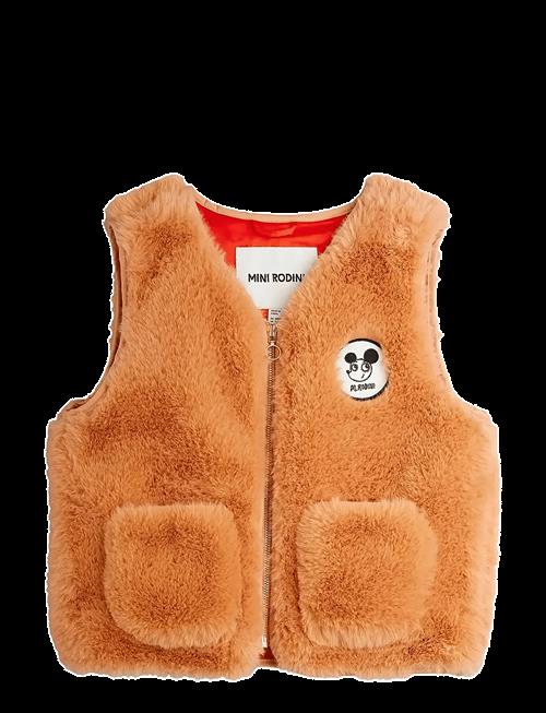 Mini Rodini | Ritzratz Patch Faux Fur Vest | 92/98