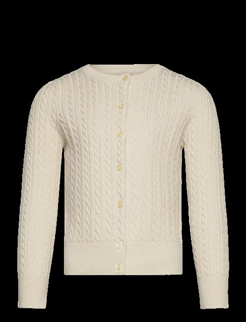 Ralph Lauren Kids | Metallic Cable Cotton-Blend Cardigan | 102-108