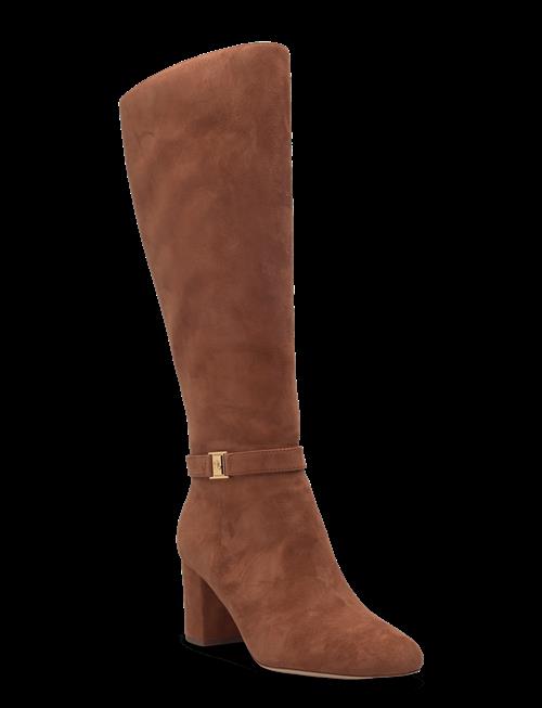 Lauren Ralph Lauren | Kellie Suede Tall Boot Heel | 36