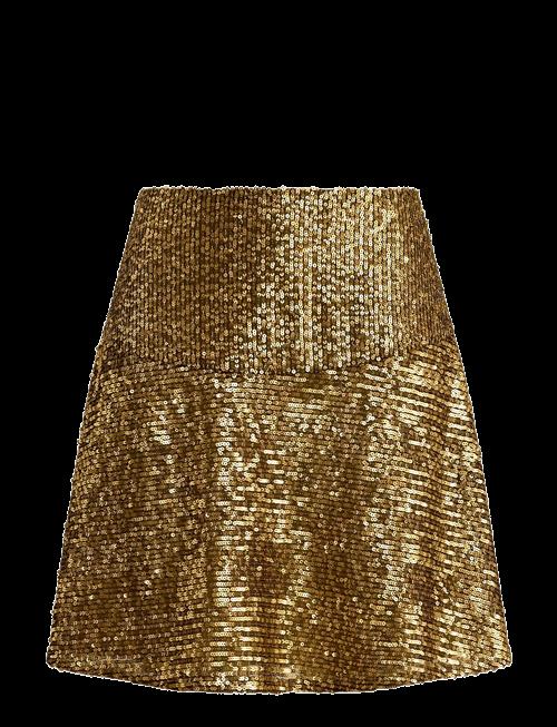 Lauren Ralph Lauren | Sequined Mesh A-Line Miniskirt | 40