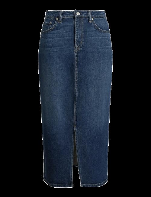 Lauren Ralph Lauren | Denim Midi Skirt | 38