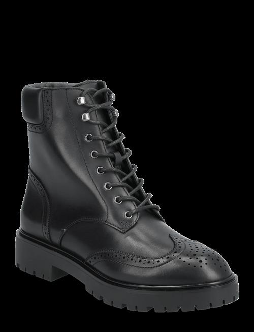 Lauren Ralph Lauren | Allyson Perforated Lace-Up Bootie | 41