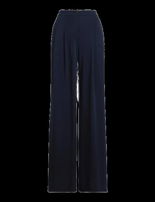 Lauren Ralph Lauren | Pleated Stretch Jersey Wide-Leg Pant | 34