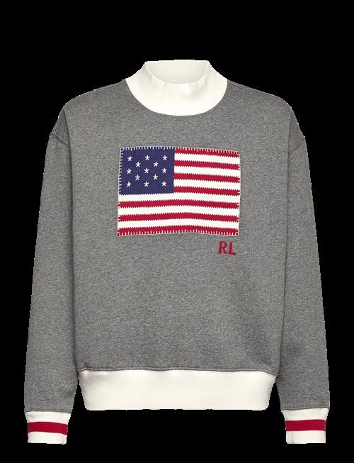 Ralph Lauren Kids | Flag Fleece Mockneck Sweatshirt | 142-153