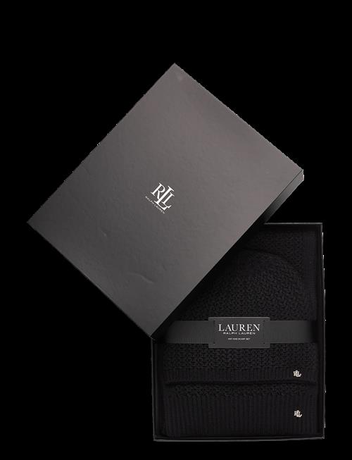 Lauren Ralph Lauren | Polyester Blend-Knt Brt Scf Glv Gts | ONE SIZE