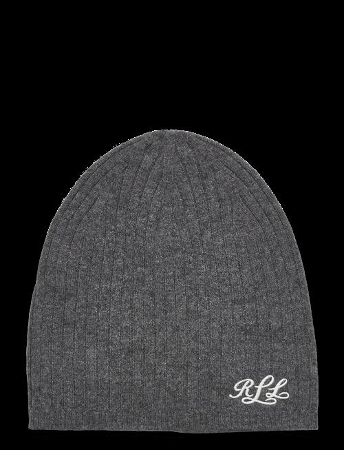 Lauren Ralph Lauren | Embroidered-Logo Ribbed Cashmere Beanie | ONE SIZE