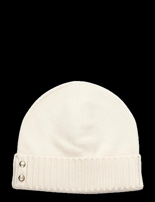 Lauren Ralph Lauren | Button-Trim Knit Beanie | ONE SIZE