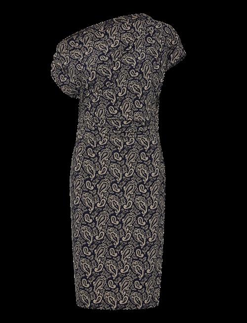 Lauren Ralph Lauren | Paisley Jersey Off-The-Shoulder Dress | 40