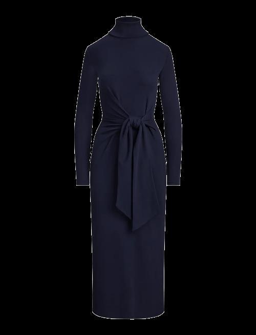Lauren Ralph Lauren | Tie-Front Turtleneck Dress | M