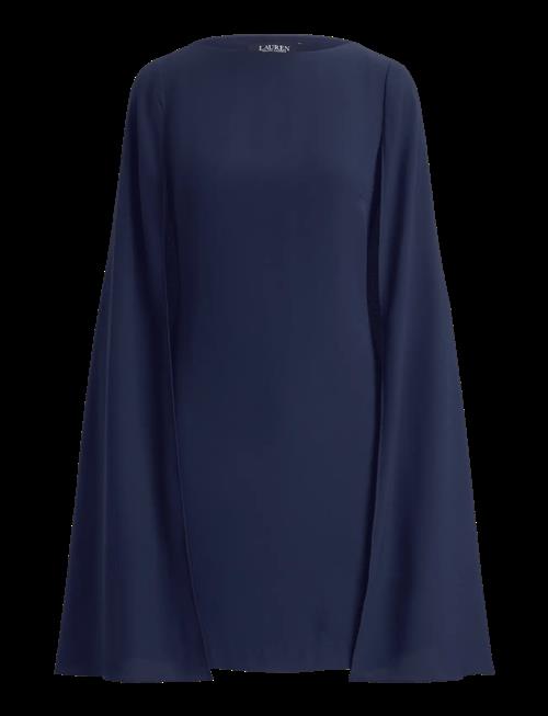 Lauren Ralph Lauren | Cape Georgette Cocktail Dress | 36