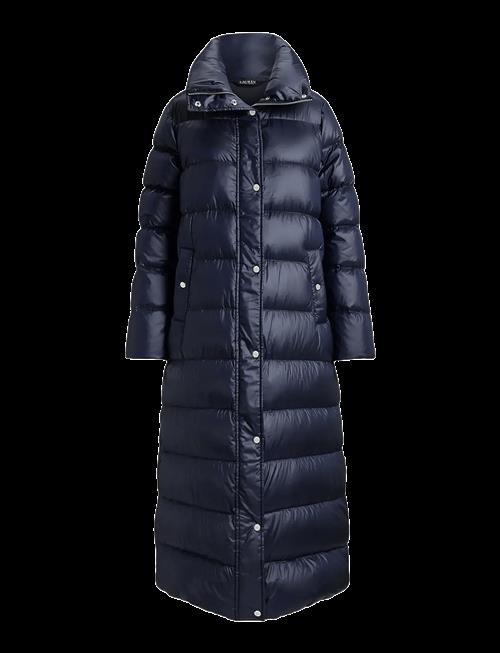 Lauren Ralph Lauren | Metallic Funnelneck Down Maxicoat | S