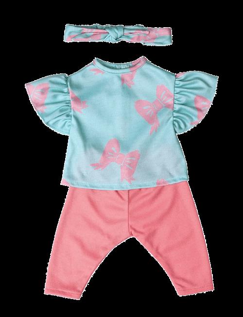 Micki Leksaker | Blus,Byxor,Hårband 41-46 Cm | ONE SIZE