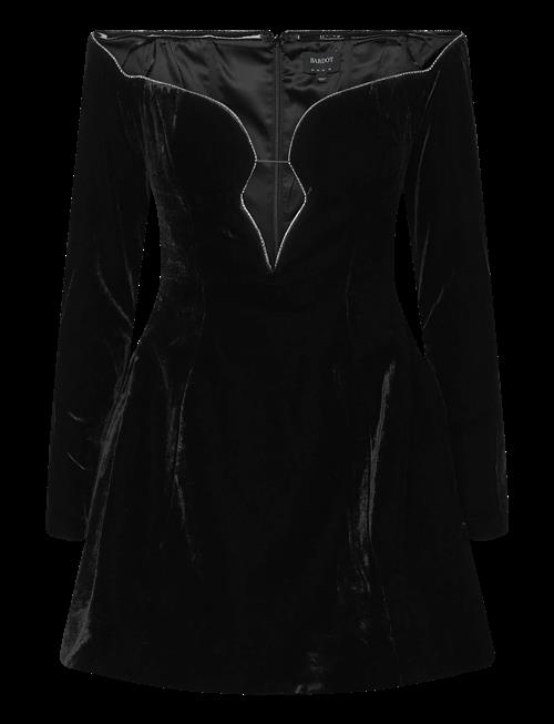 Bardot | Luvia Velour Hourglass Dress | 36