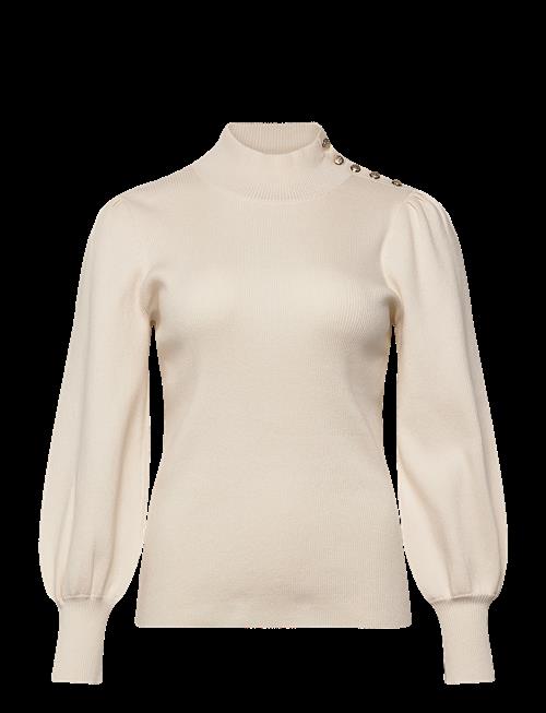 Lauren Women | Button-Trim Mockneck Sweater | 46-48