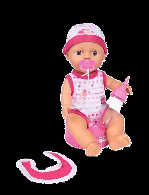 Simba Toys | New Born Baby, Drink-And-Wet Doll, 30 Cm | ONE SIZE