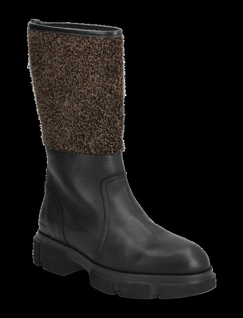 Copenhagen Studios | Cph563 Leather Mix Teddy Black/Brown | 41