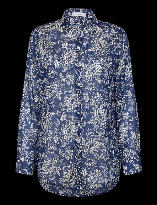 Mango | Printed Cotton Shirt | S