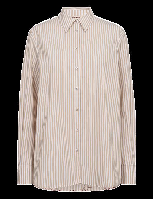 MOS MOSH | Mmelinda Leafy Stripe Shirt | XS