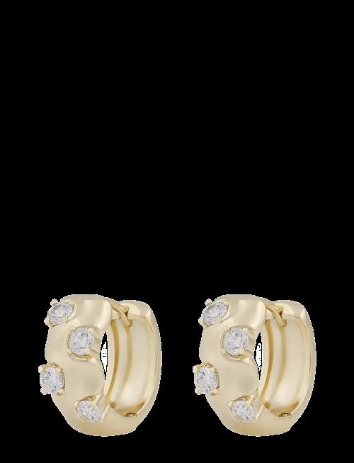 SNÖ of Sweden | Jen Stone Wide Ring Ear G/Clear - Onesize | ONE SIZE