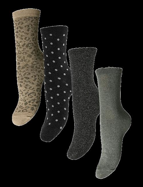 Pieces | Pcsebby Glitter Long 4-Pack Mix Noos Bc | ONE SIZE
