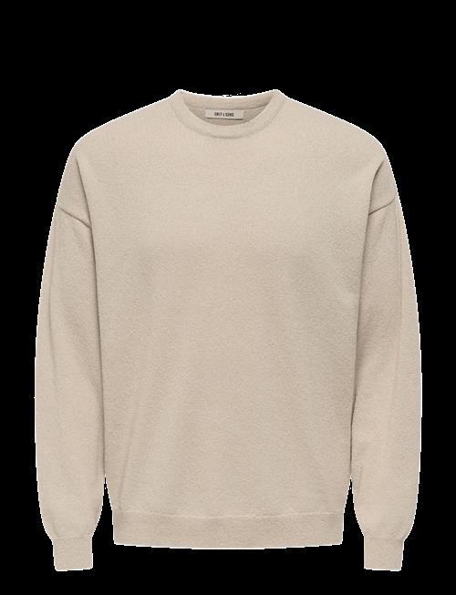 ONLY & SONS | Onsjob Rlx Ls Boucle Crew Knit | S