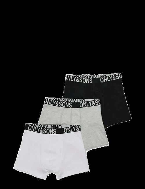 ONLY & SONS | Osjfitz Wb Bold Logo Boxer 3Pk. Acc Noos | 122-128