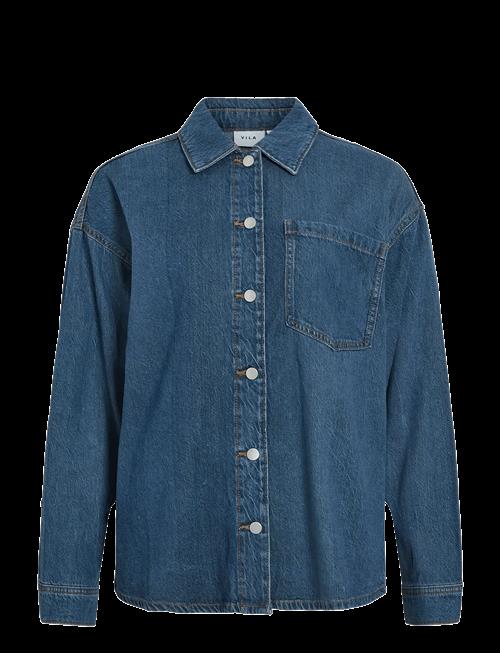 Vila | Vikiki L/S Denim Shirt Mbd | 38