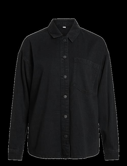 Vila | Vikiki L/S Denim Shirt Blk | 40