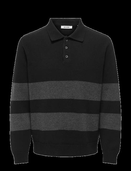 ONLY & SONS | Onshope Rlx  Ls Polo Knit Life | XL
