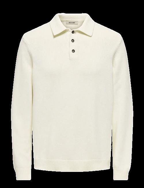 ONLY & SONS | Onshope Rlx  Ls Polo Knit Life | L
