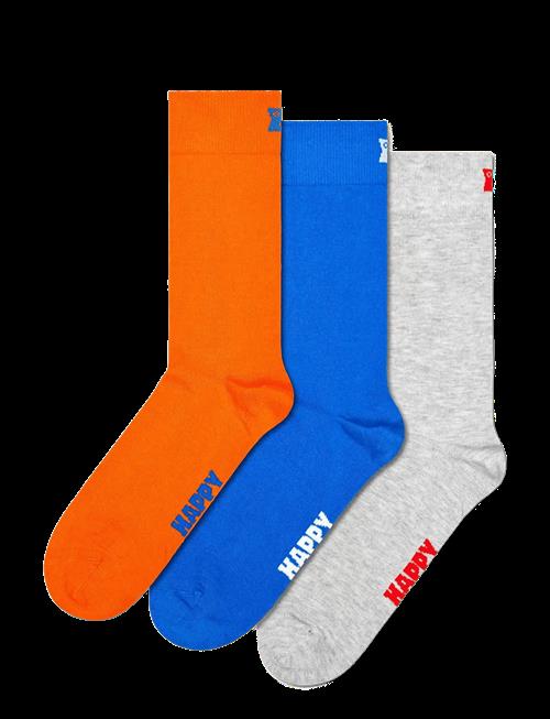 Happy Socks | 3-Pack Solid Socks | 41-46