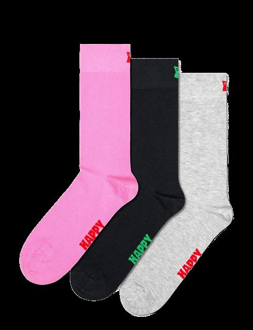 Happy Socks | 3-Pack Solid Socks | 41-46
