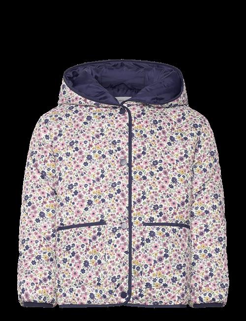 Mango | Flowers Print Quilted Anorak | 12-18M