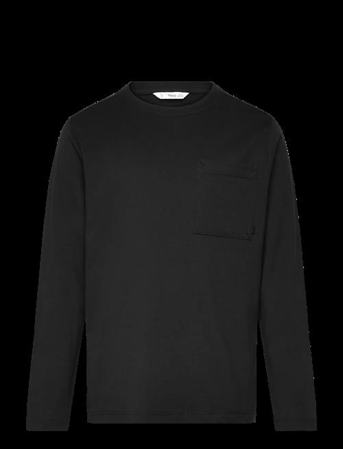 Mango | Long-Sleeved T-Shirt With Pocket | 9-10