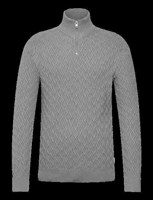 Lindbergh | Recycle Structure Knit 1/2 Ziprecycle Structure Knit 1/2 Zip | XXXL